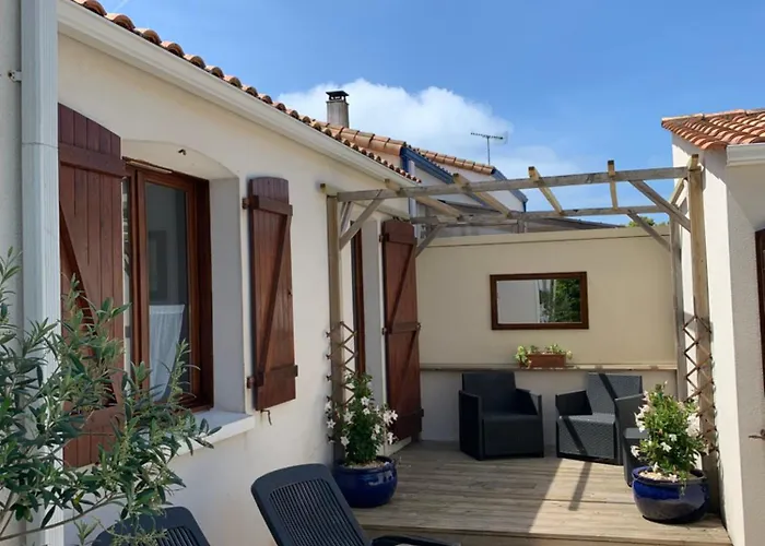 Le Coquillage - Lovely Coastal With Private Pool. 500m 度假居 滨海拉特朗什