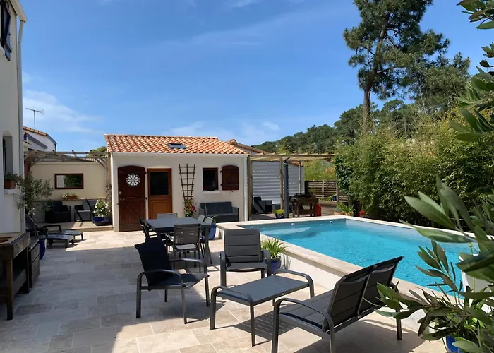 Le Coquillage - Lovely Coastal With Private Pool. 500m * 滨海拉特朗什